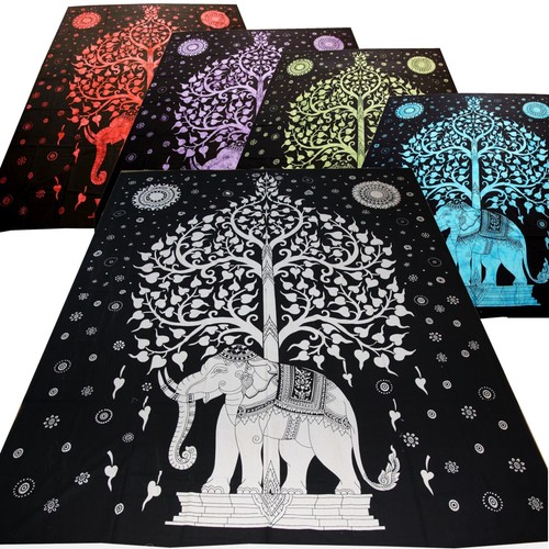 Tagesdecke baumwolle elefant - tagesdecke,