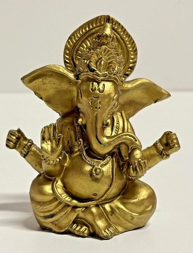 Ganesha figur gold hindu - –,
