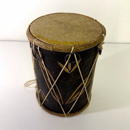 Vintage handtrommel holz - vintage,