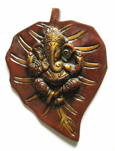Ganesha messing wanddekoration - messing,