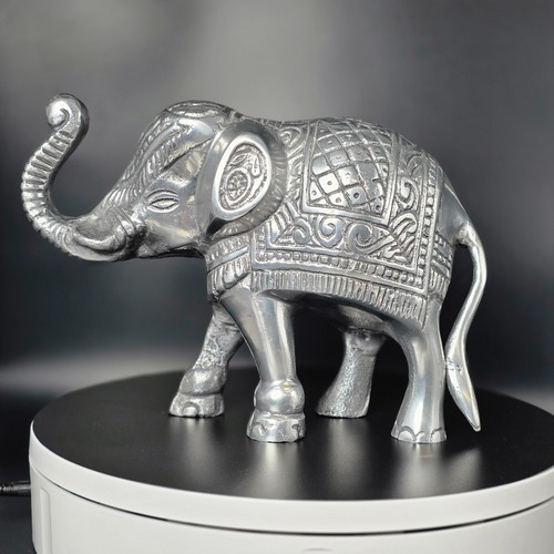 Elefant deko figur - elefant, silber