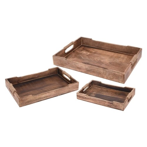 Tablett serviertablett holz - serviertablett,