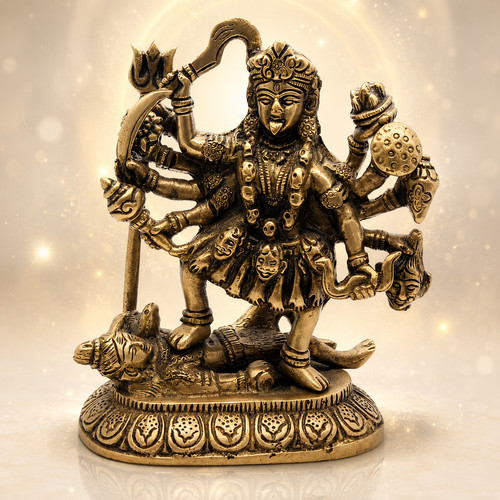 Göttin kali messingfigur - kali,