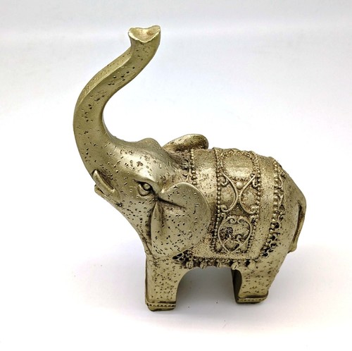 Indischer elefant goldfarben - elefant,