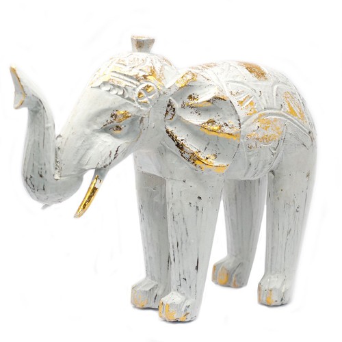 Deko figur holz elefant - elefant, pferd