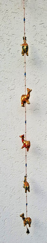 Wand deko stoff kamel - deko,