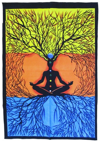 Chakra wandbehang 110x75 - wandbehang, cm